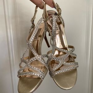 Badgley Mischka bridal heels